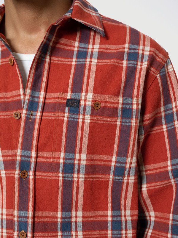 Filip Basket Plaid Red - 5