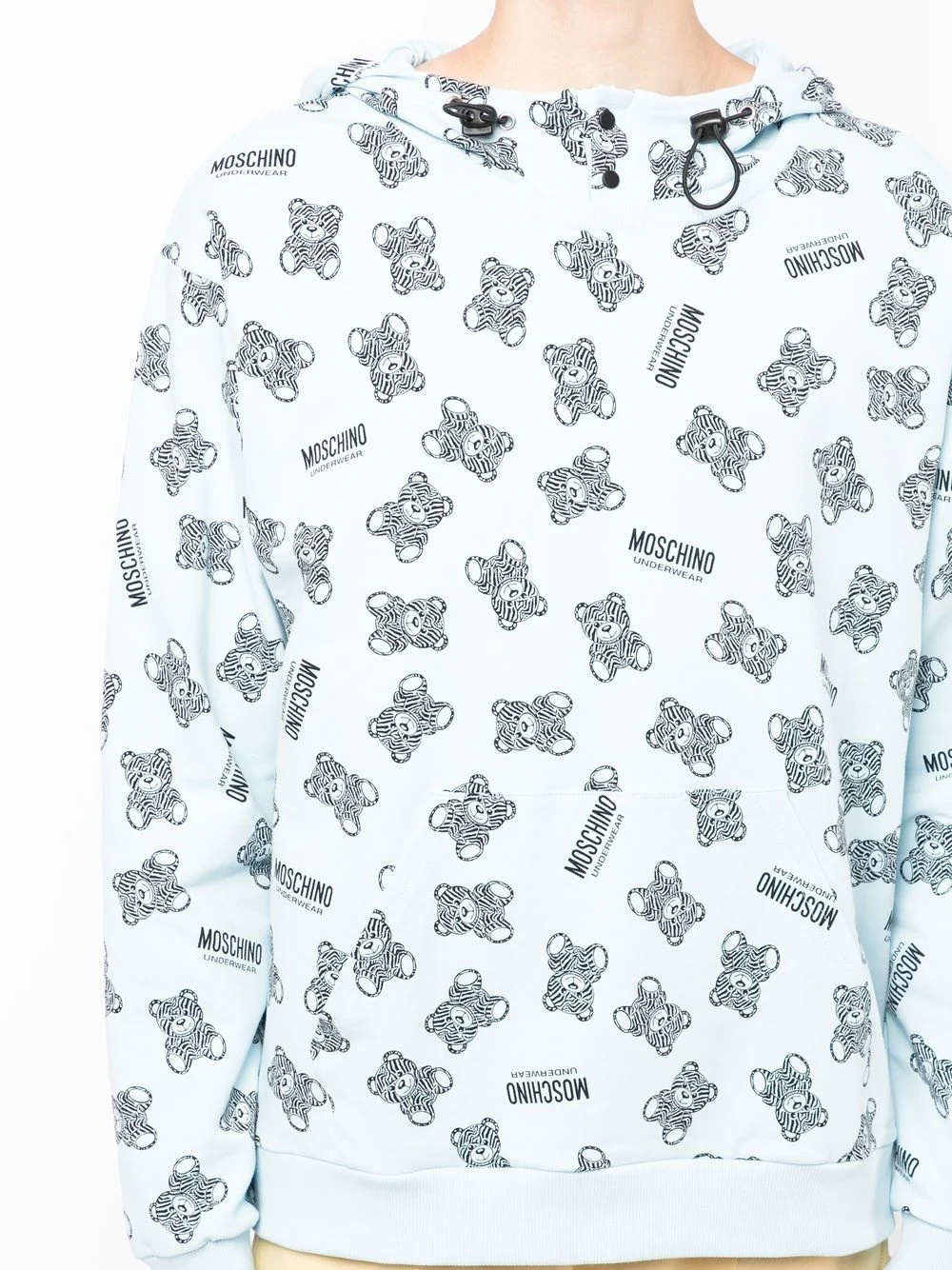 Teddy bear-print hoodie - 5