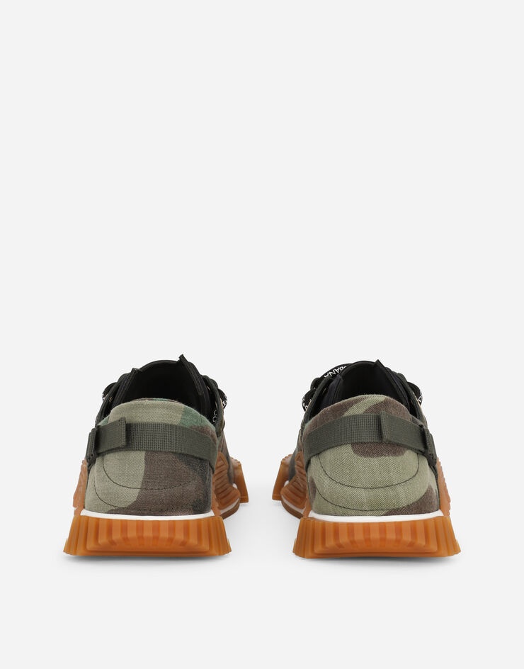 Camouflage patchwork NS1 sneakers - 3
