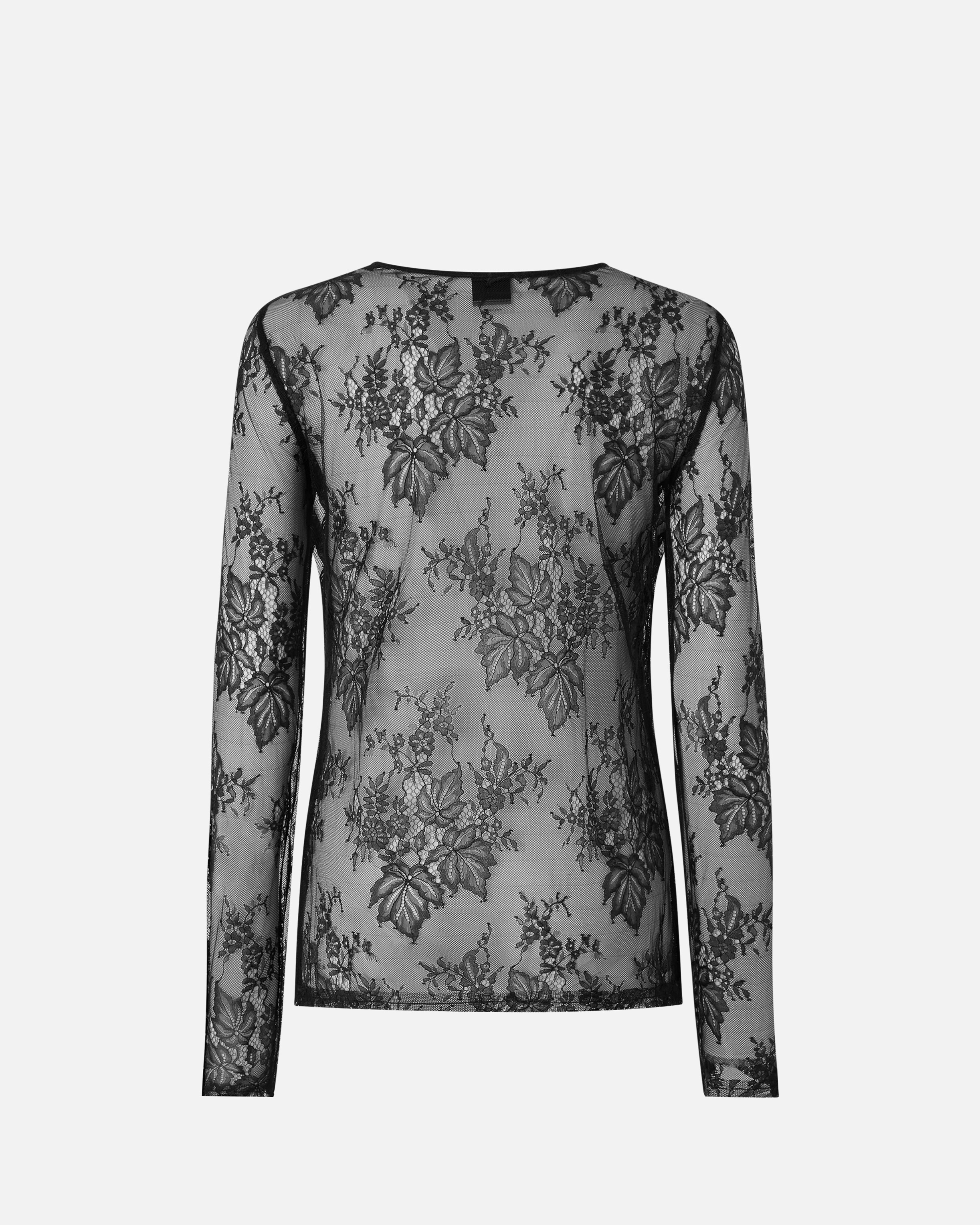 SLIM-FITTING LACE SWEATER WITH FRINGING - 2
