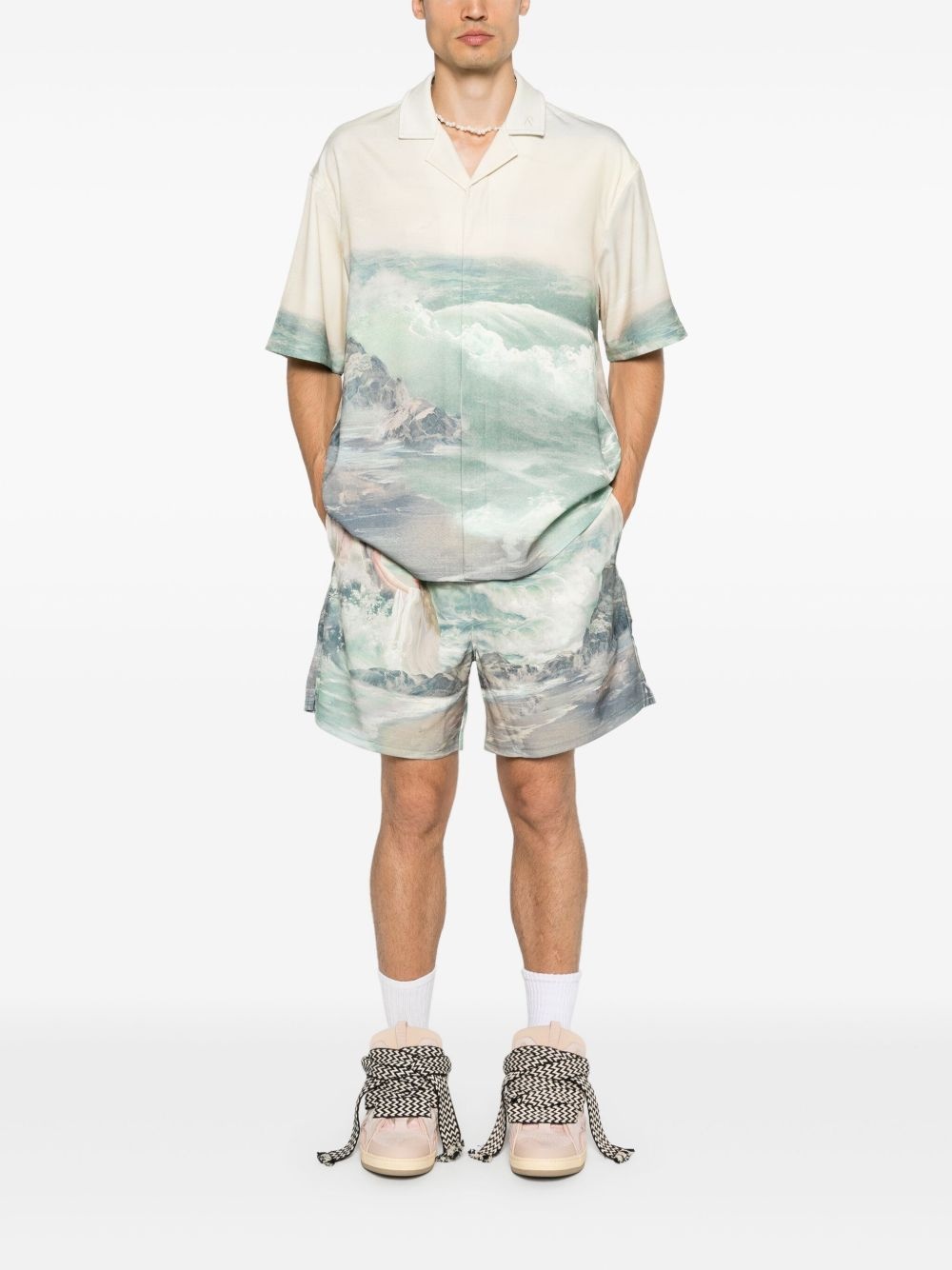 Higher Truth printed shorts - 2
