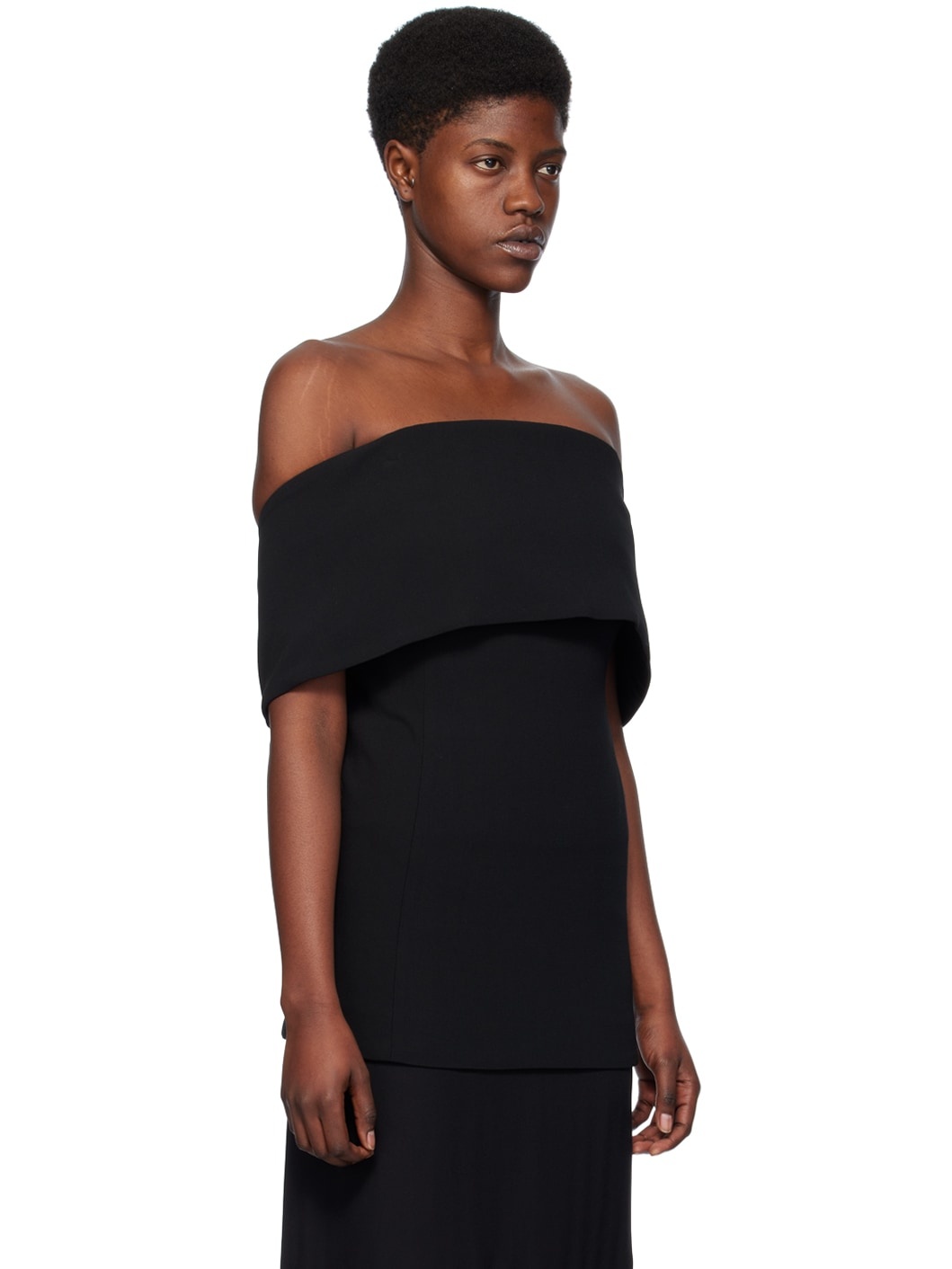 Black Off-The-Shoulder Top - 2