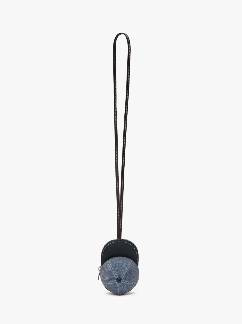 MINI CAP BAG - VELVET PRINTED DENIM CROSSBODY BAG - 5