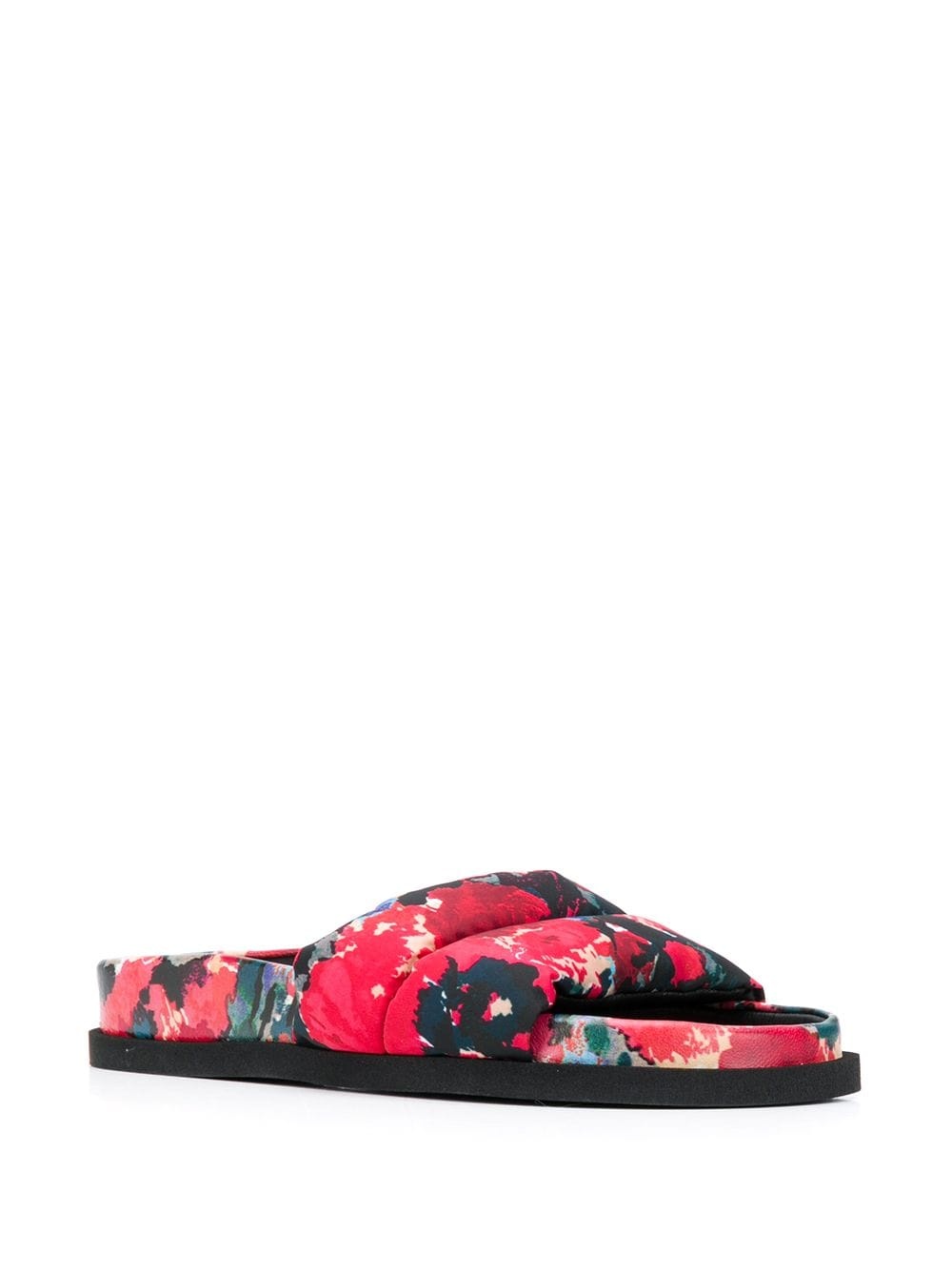 floral print sliders - 2