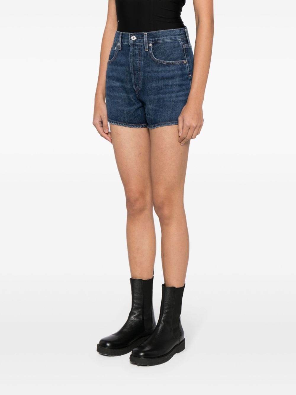 Marlow denim mini shorts - 3
