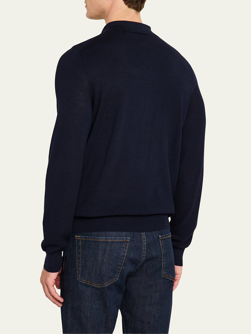 Ralph Lauren Men's Silk-Cotton Polo Shirt outlook