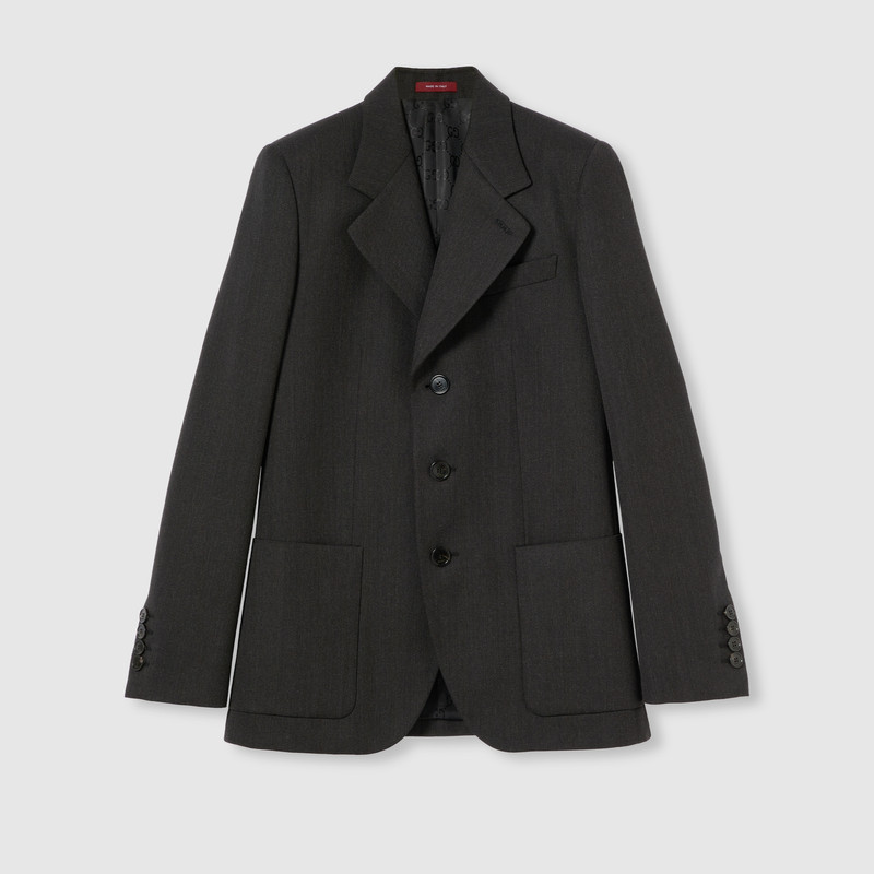 Wool mohair jacket 1