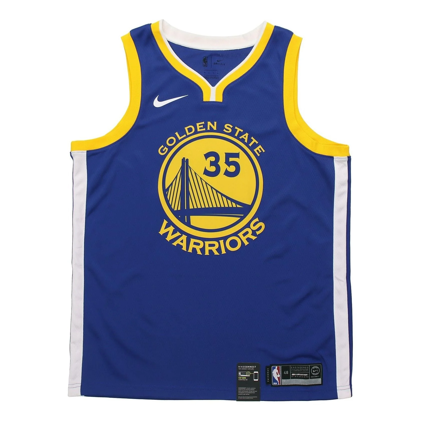 Nike Kevin Durant Golden State Warriors SW 'Blue Yellow' 864475-496 - 1