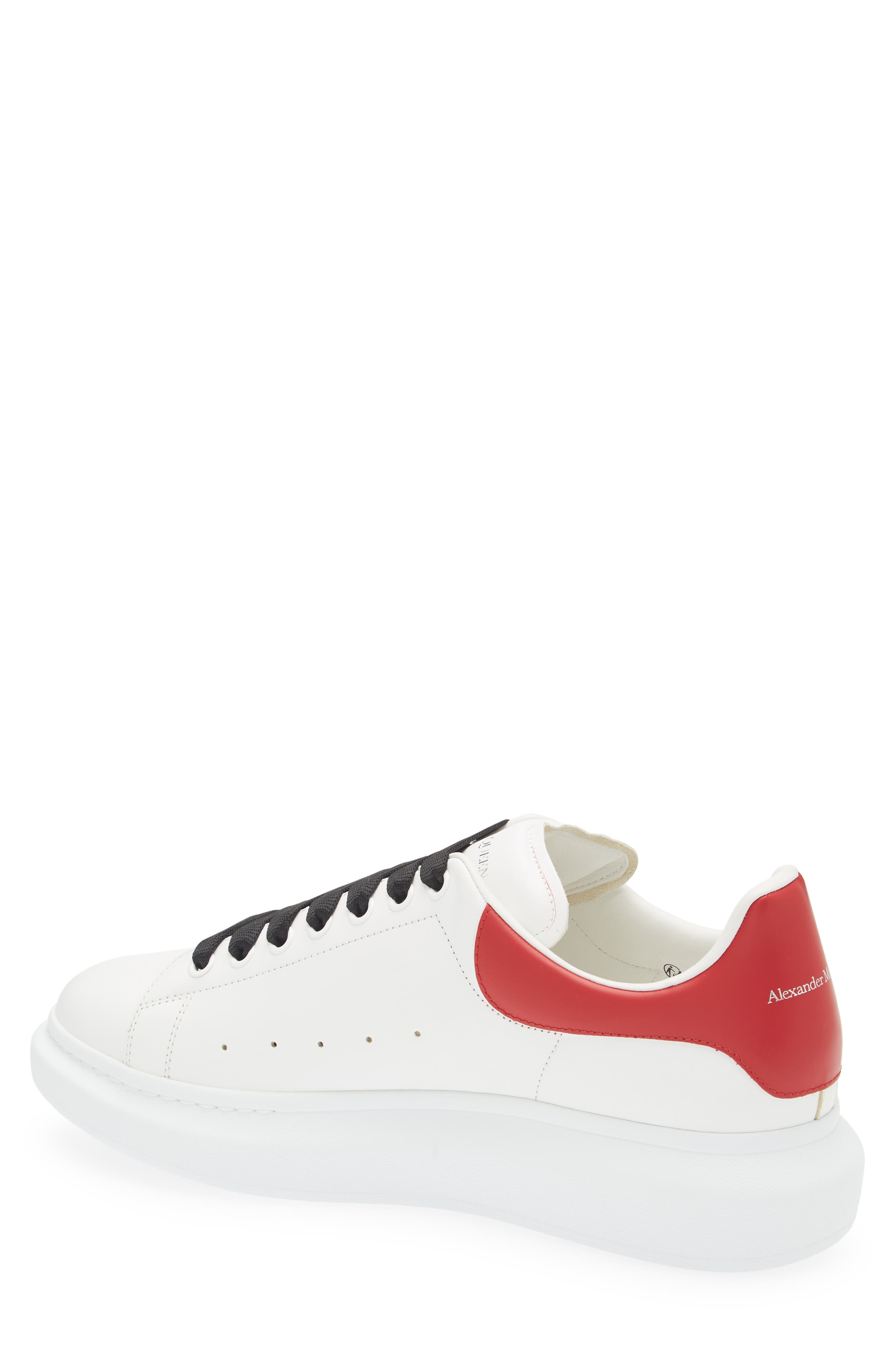 McQueen Oversize Sneaker in Off White/Chilli at Nordstrom - 2