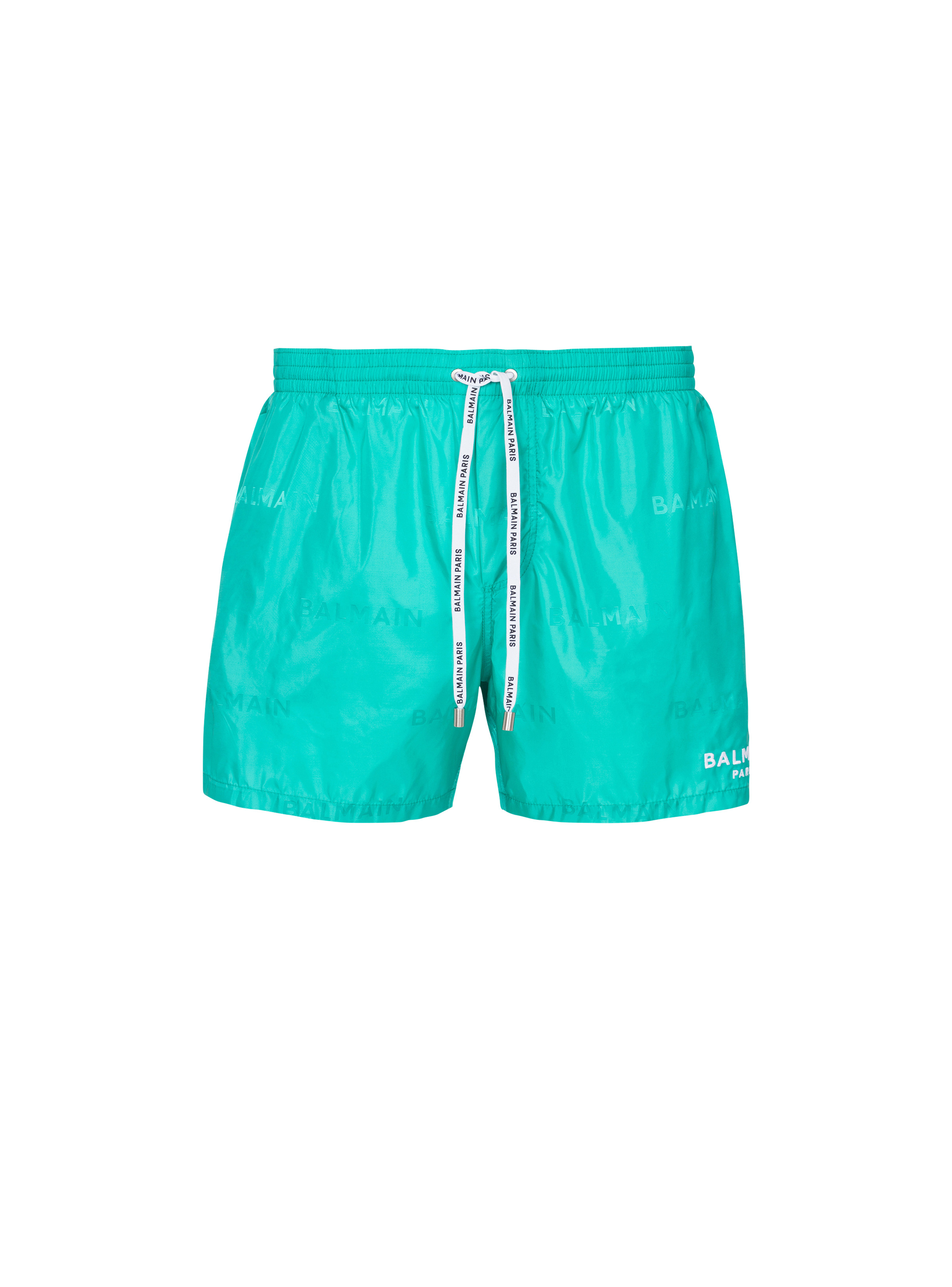 Balmain logo swim shorts - 1
