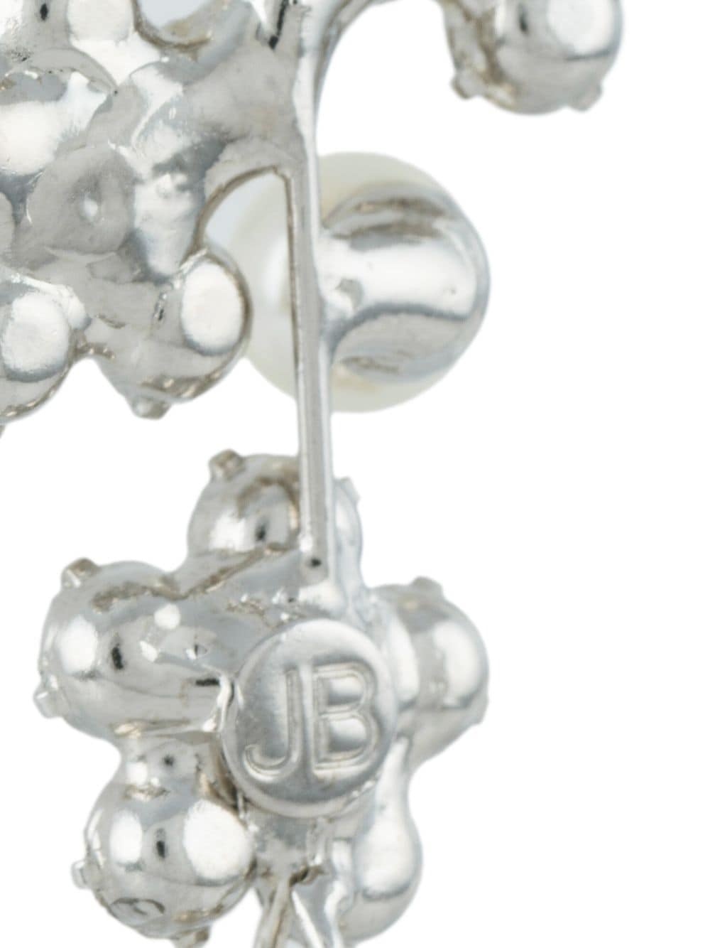 Aria crystal pearl earrings - 4