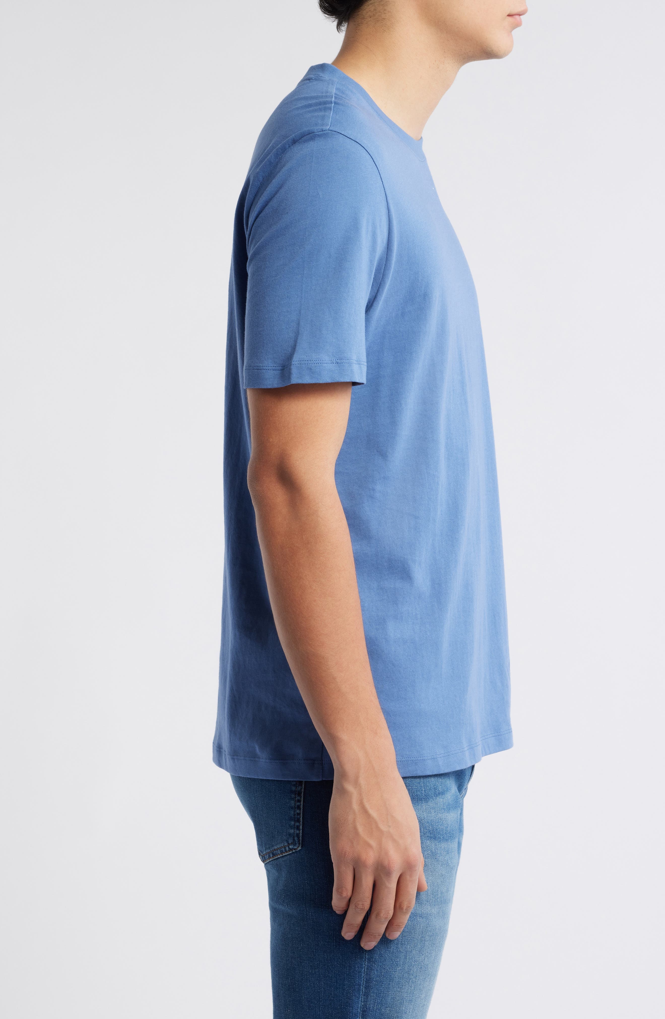 HUGO Danetchorb Logo Graphic T-Shirt in Open Blue at Nordstrom - 3
