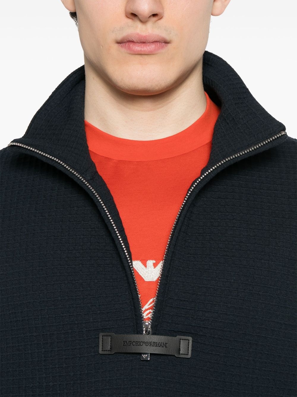 textured sweatshirt - 5