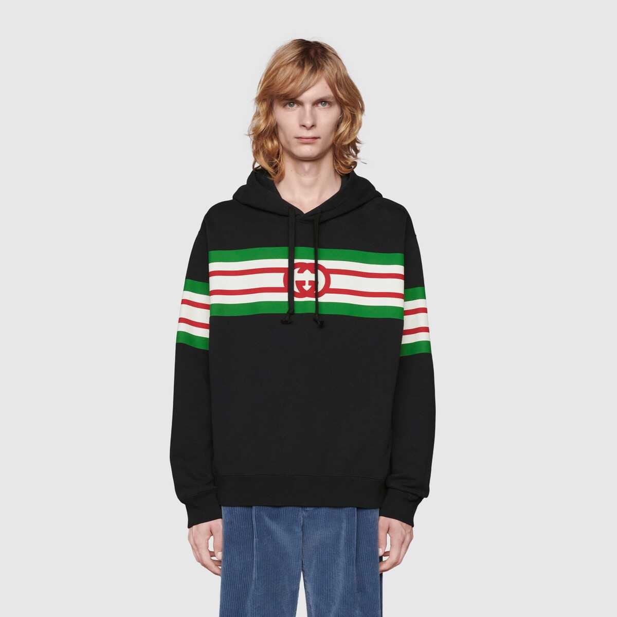 Interlocking G print sweatshirt - 4