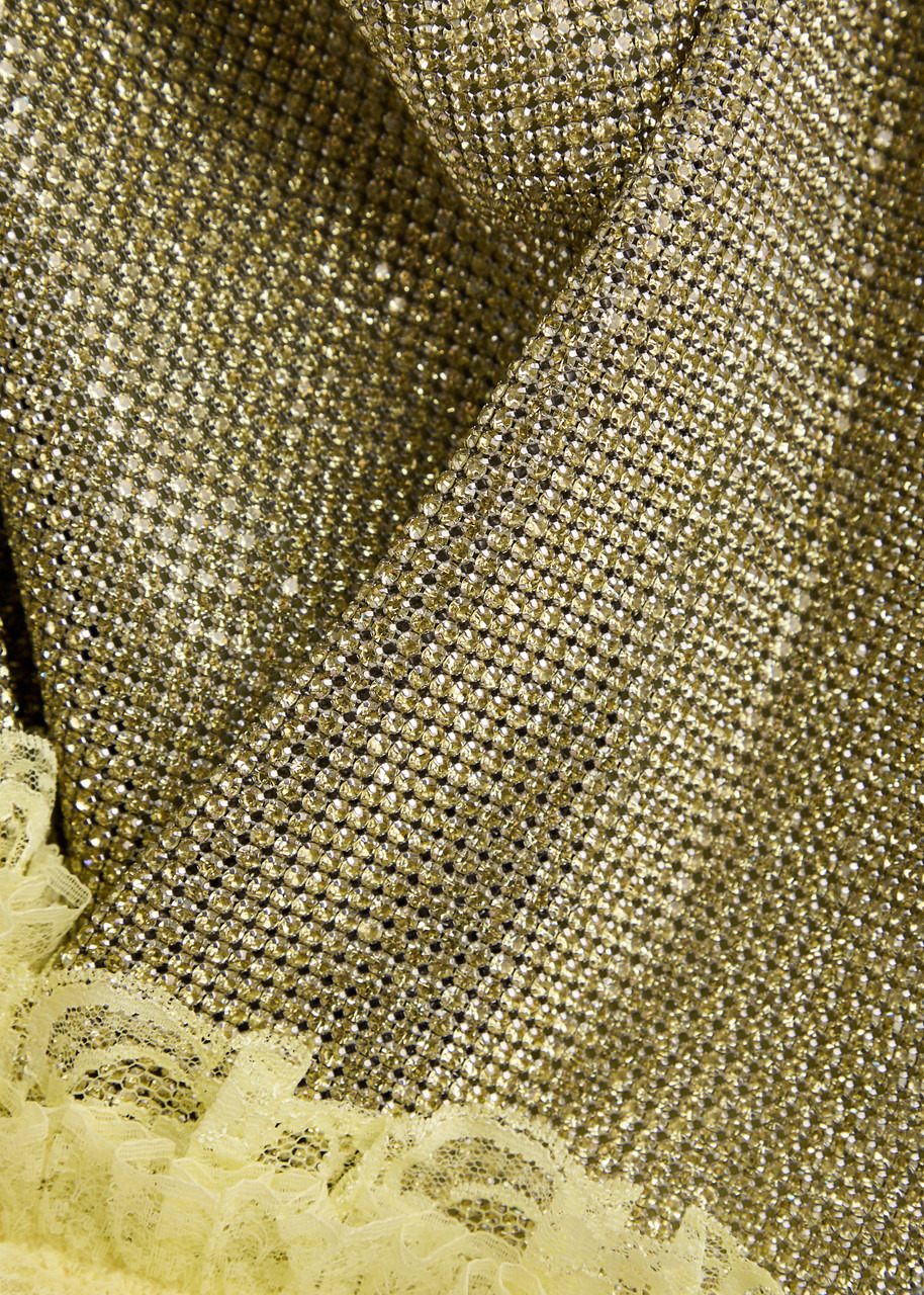 Self-portrait X Christopher Kane Crystal-embellished Mini Skirt - 5