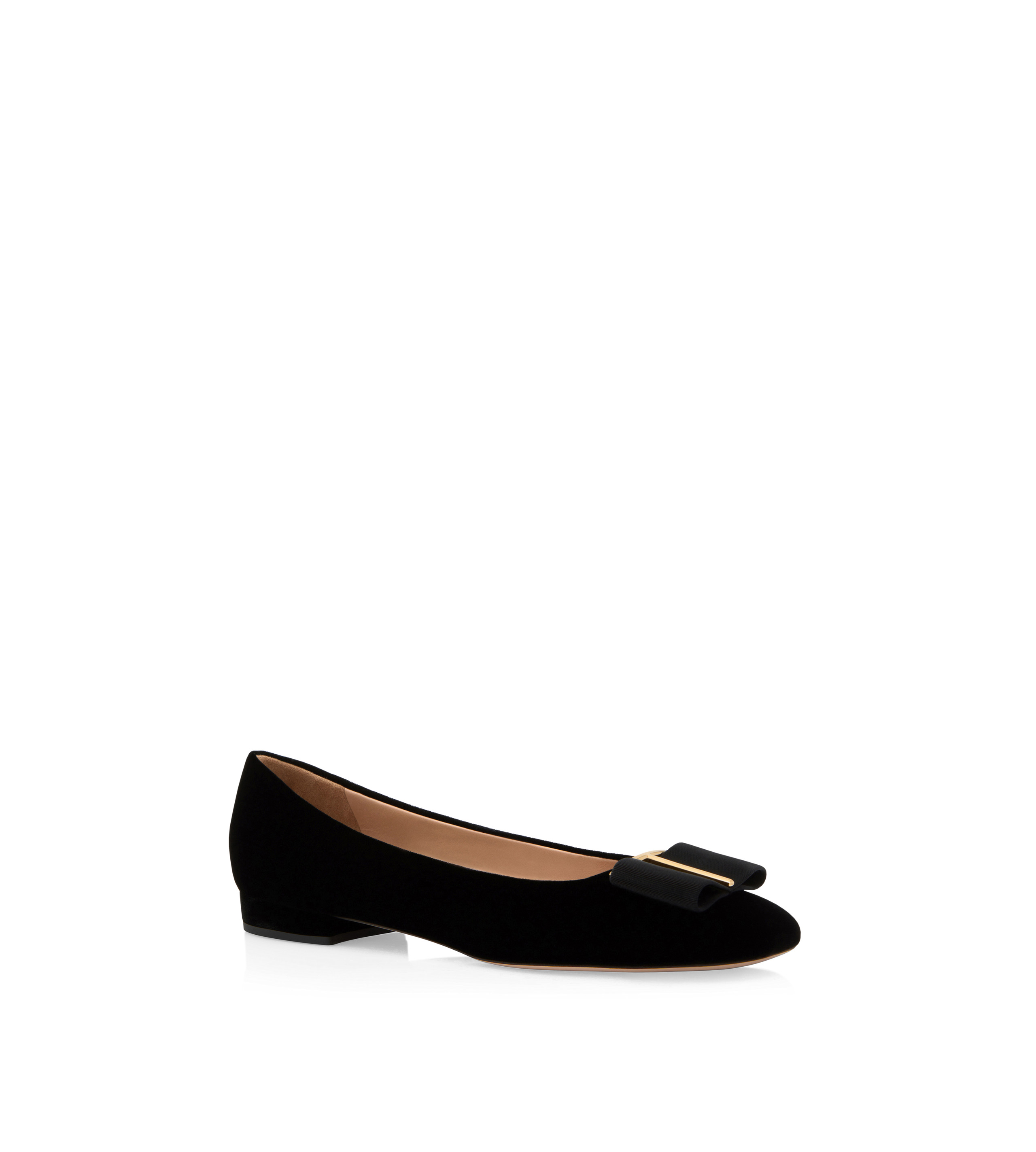 VELVET AND GROS GRAIN AUDREY BALLERINA FLAT - 2