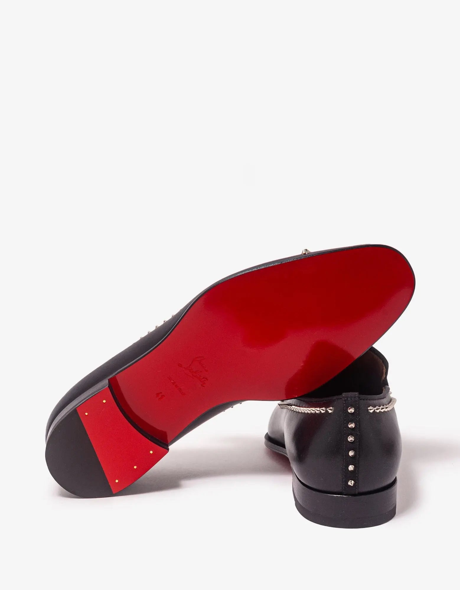 Christian Louboutin Dandy Cloo Flat Black Loafers - 3