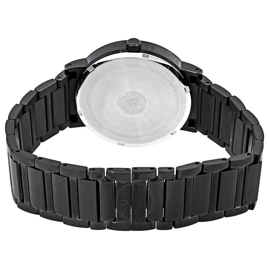 Bulova - Bulova Modern Diamond Black Dial Men's Watch 98D144 - 3