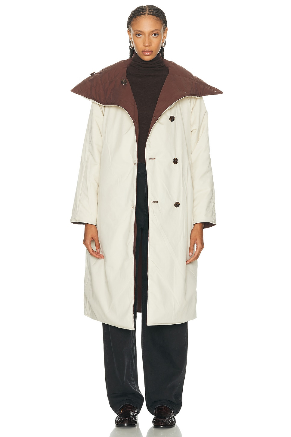 Annalise Reversible Wrap Coat - 2