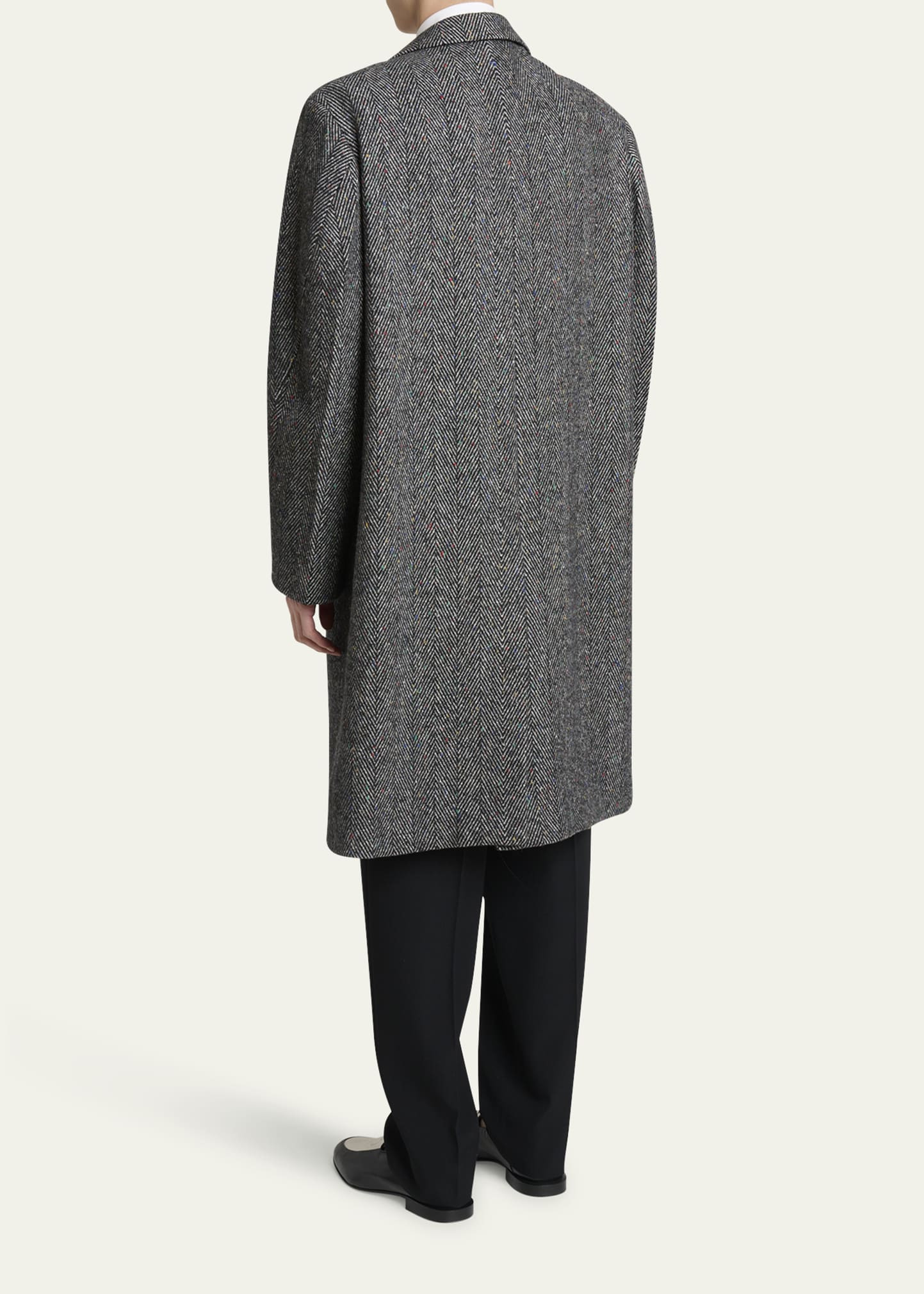 Men's Donegal Herringbone Coat - 3