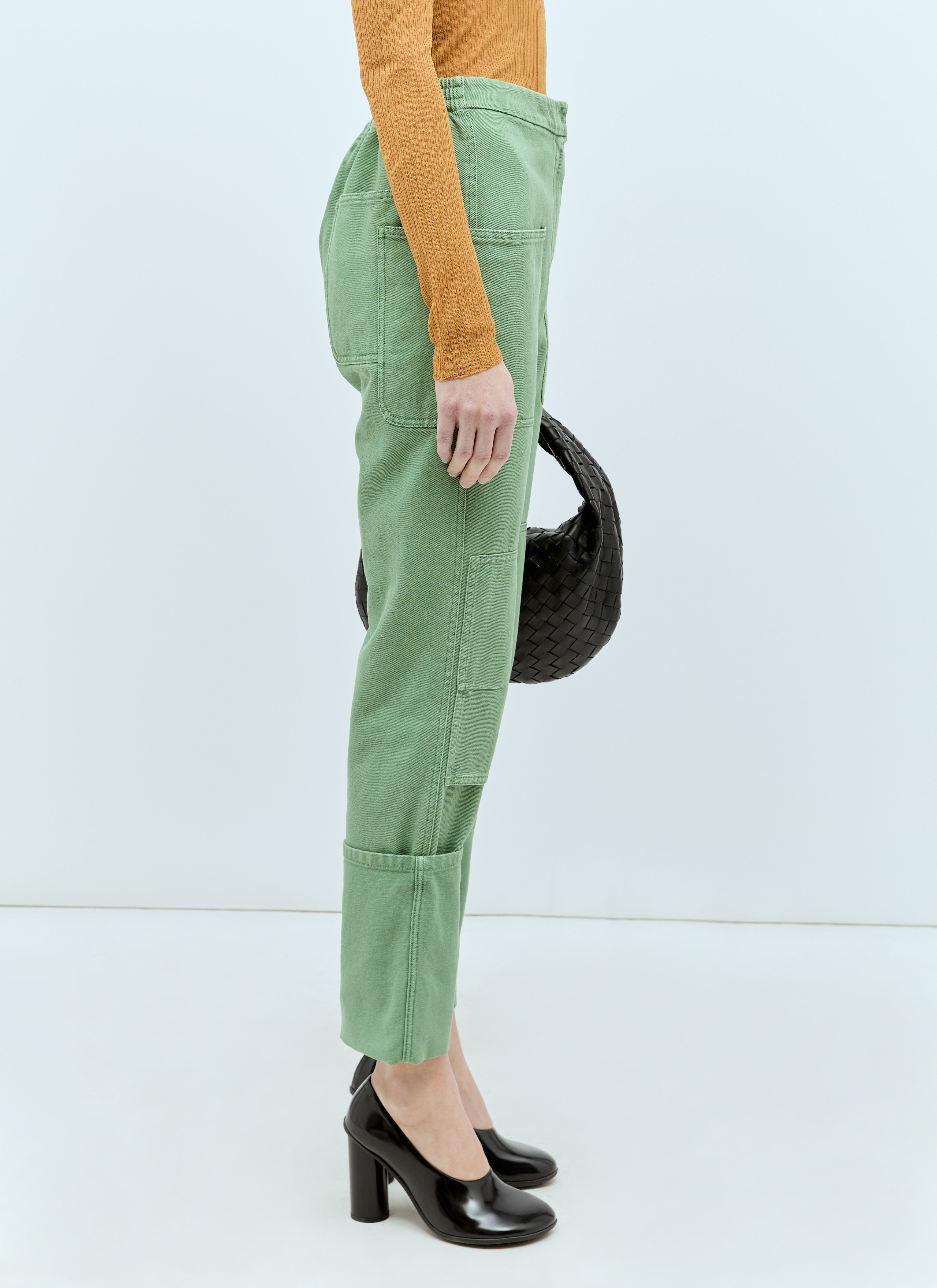 Max Mara Women Cotton Drill Pants - 3