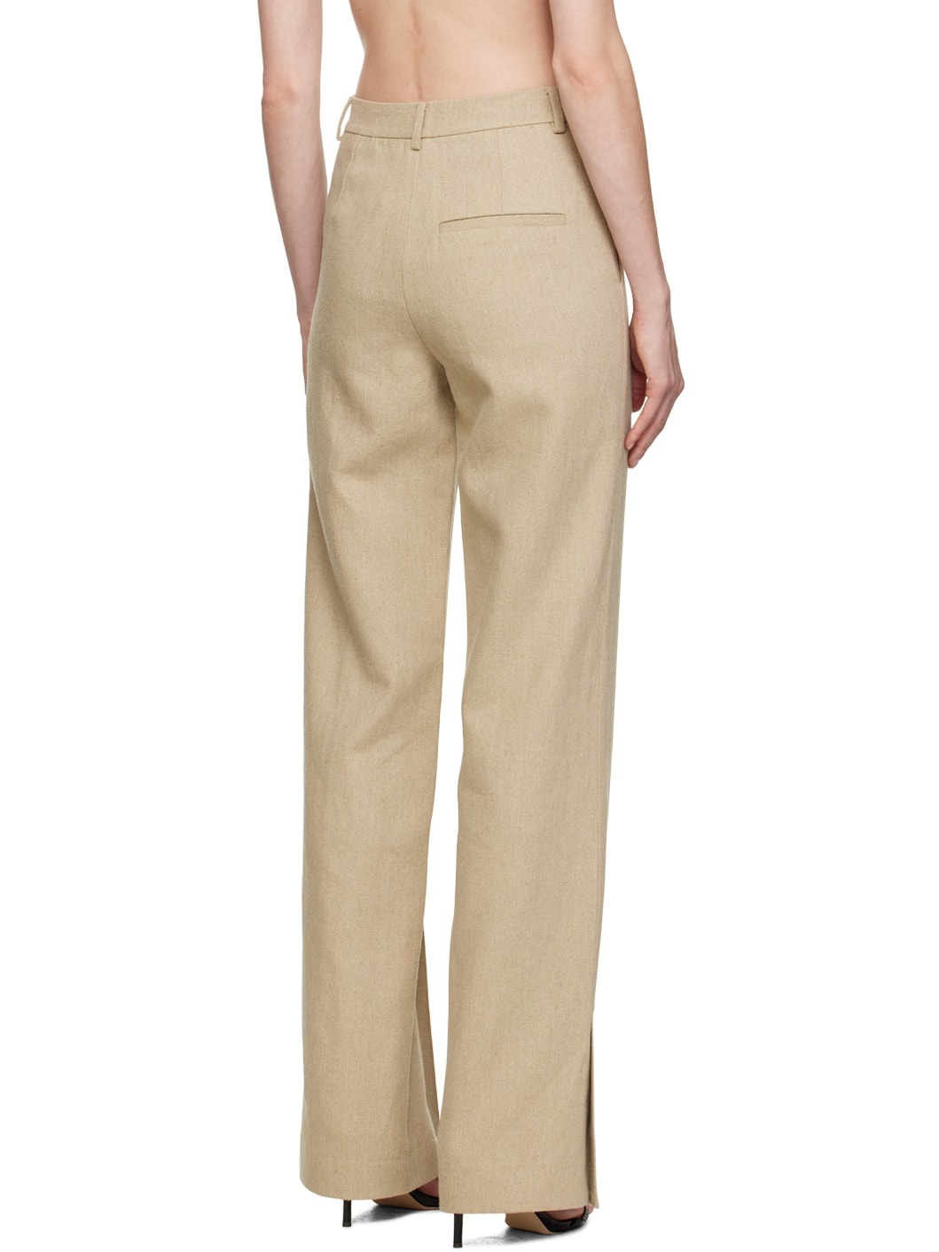 Beige Albo Trousers - 3