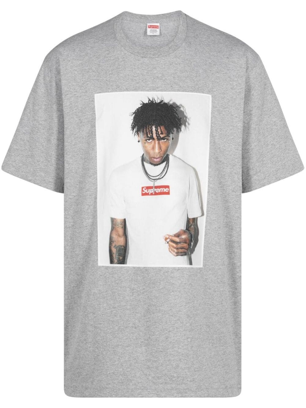 NBA Youngboy "FW23 Heather Grey" T-shirt - 1