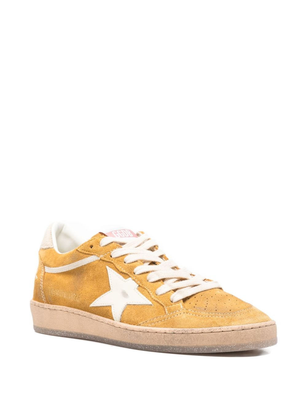 star-detail suede sneakers - 2