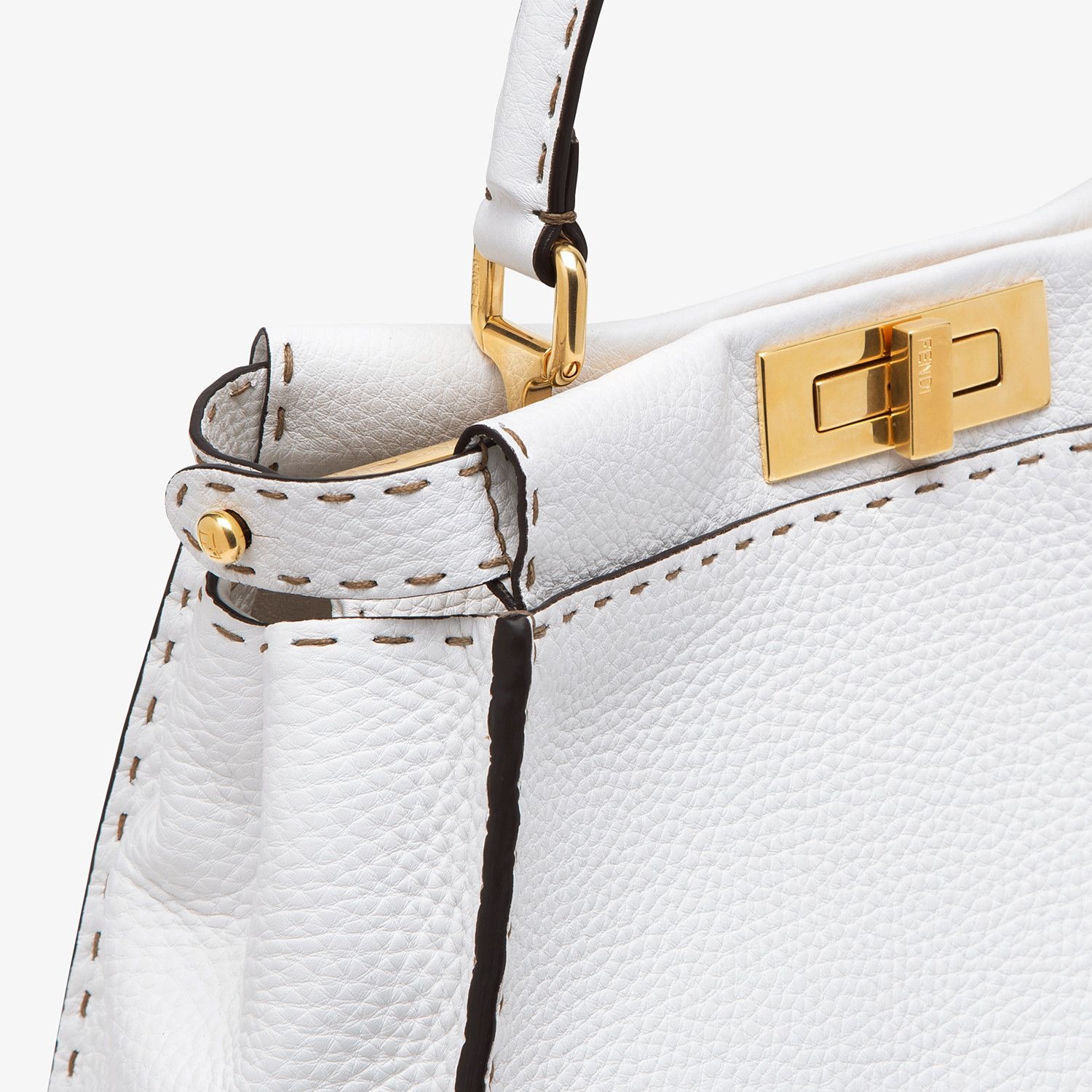 White Cuoio Romano leather bag - 6