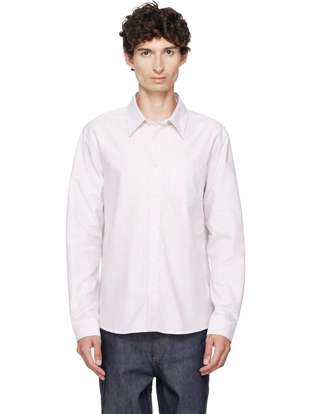 Pink & White New Greg Shirt - 1