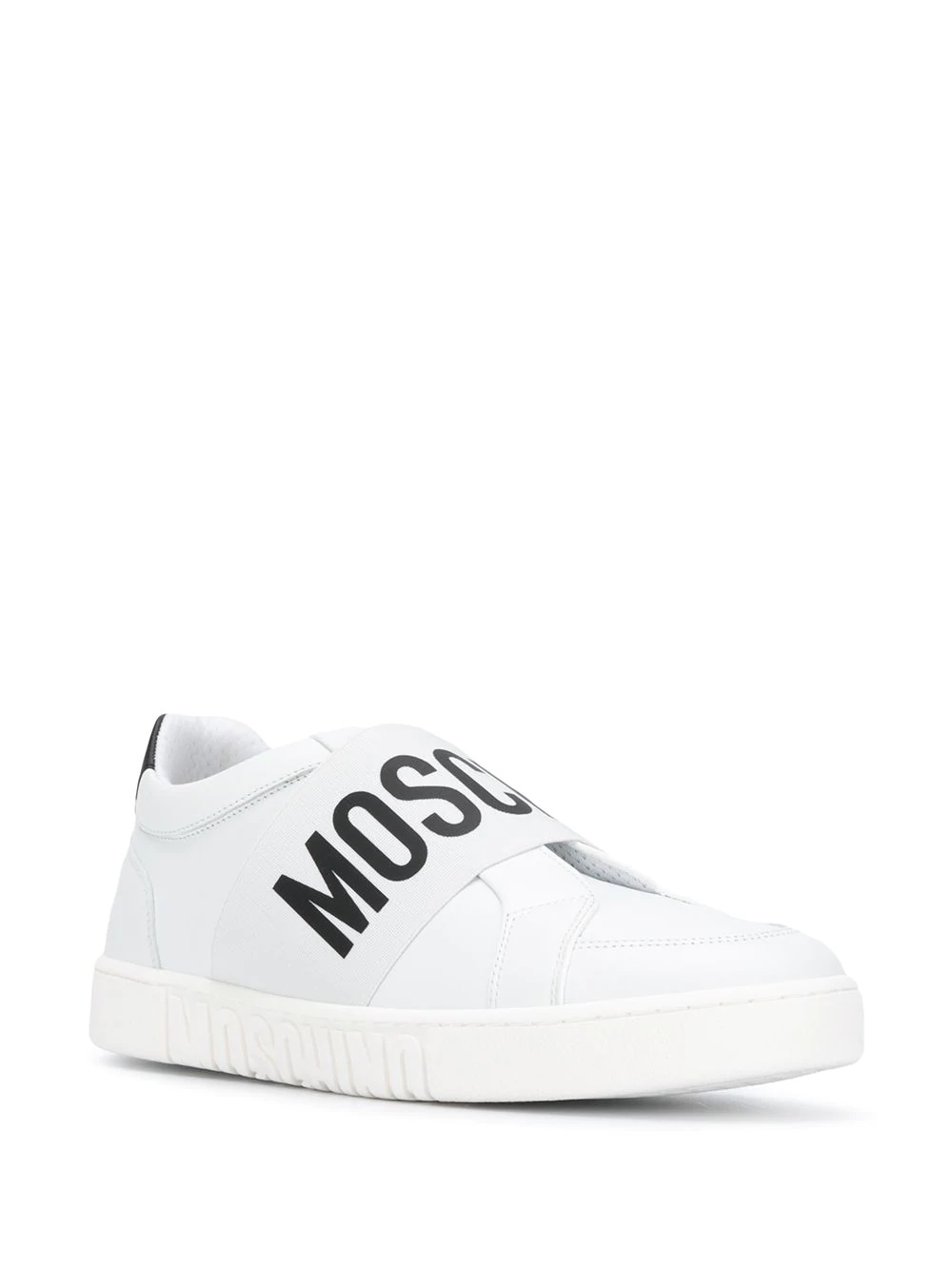 logo print slip-on sneakers - 2