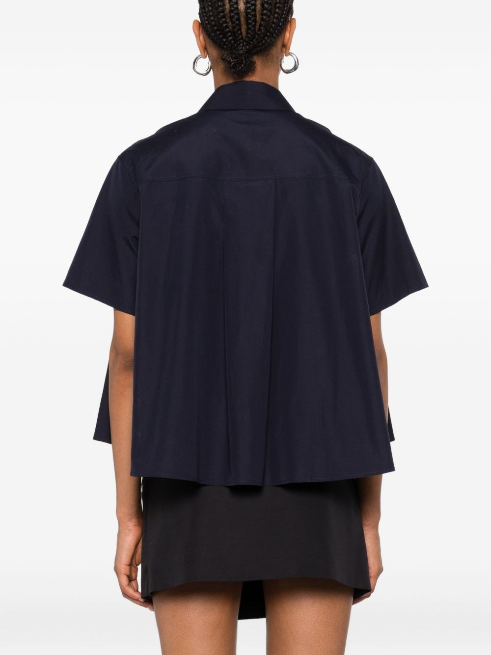 short-sleeve trapeze shirt - 4