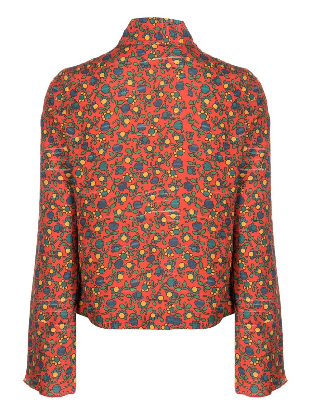 Folksy Flower long-sleeve shirt - 2