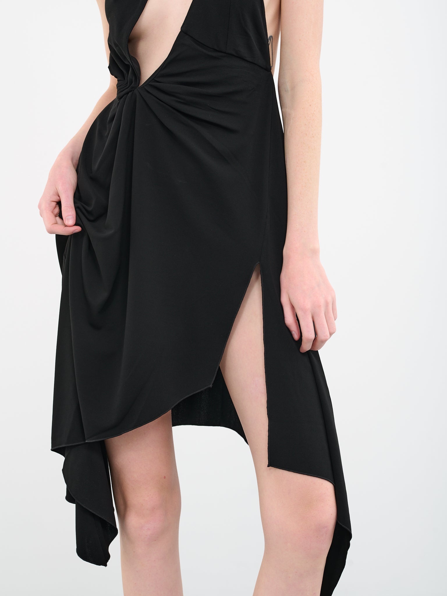 Asymmetric Mini Dress - 5