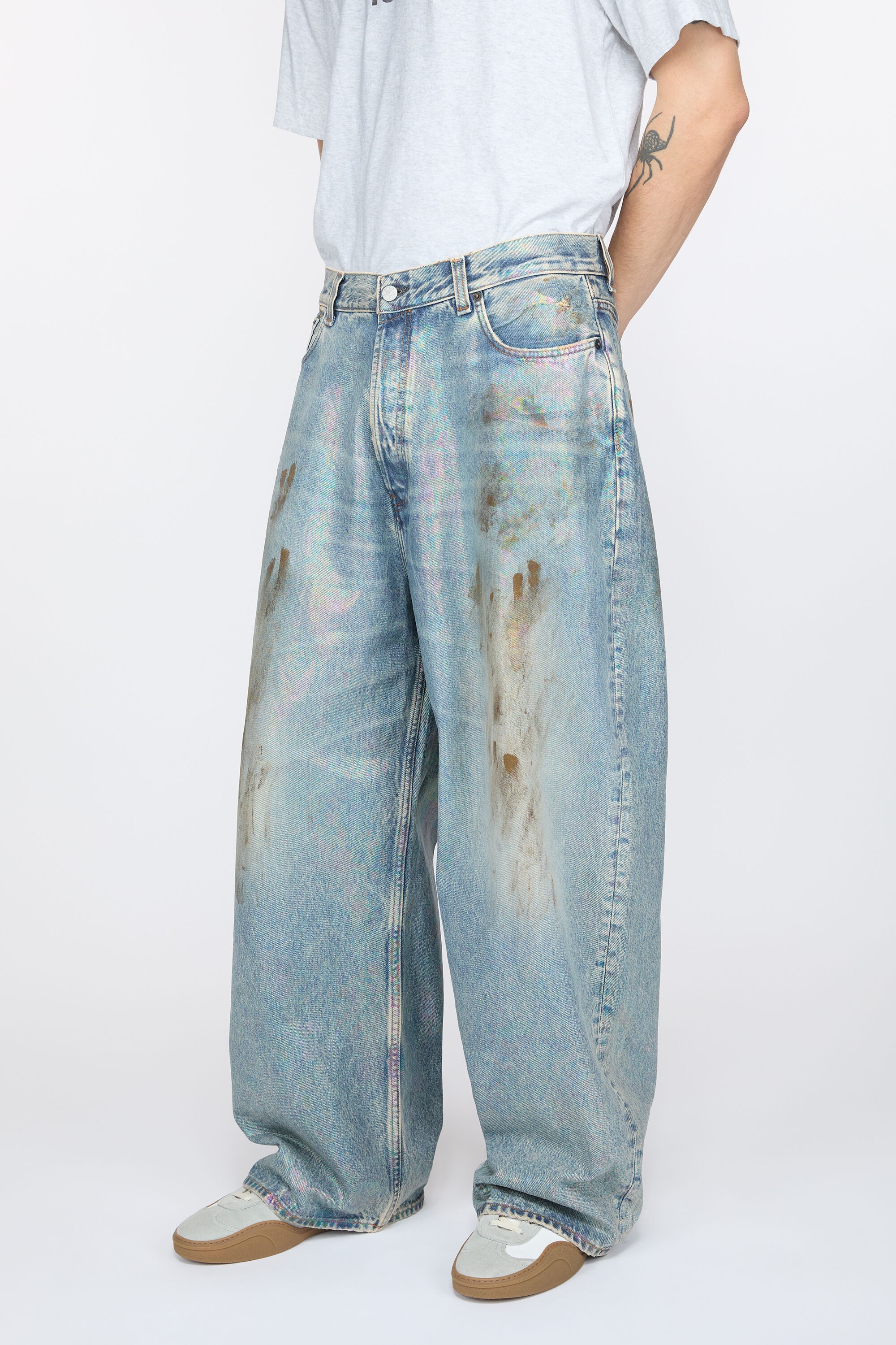 Super baggy fit jeans - 2023 - Mid blue - 4