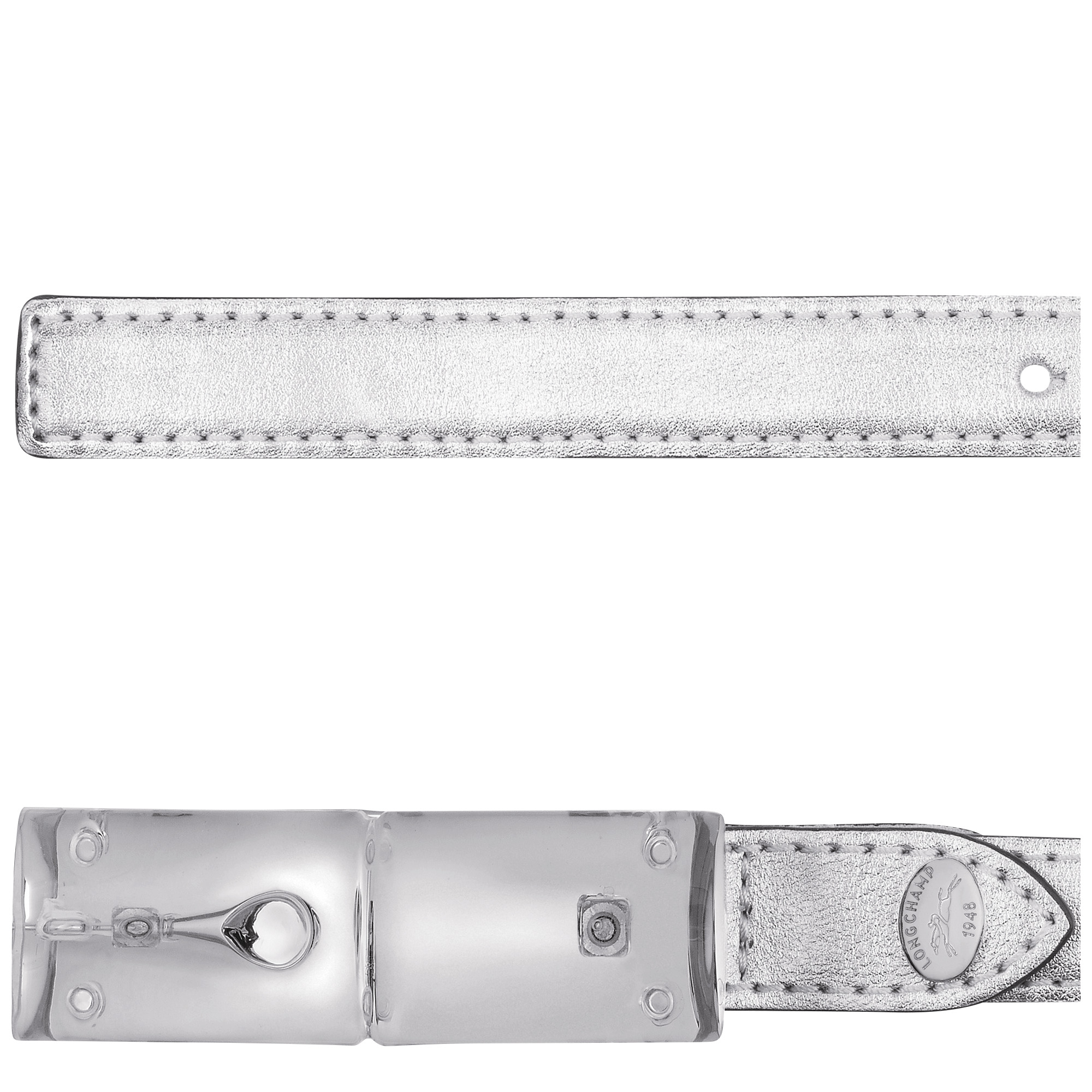 Roseau Essential Ladies' belt Silver - Leather - 2