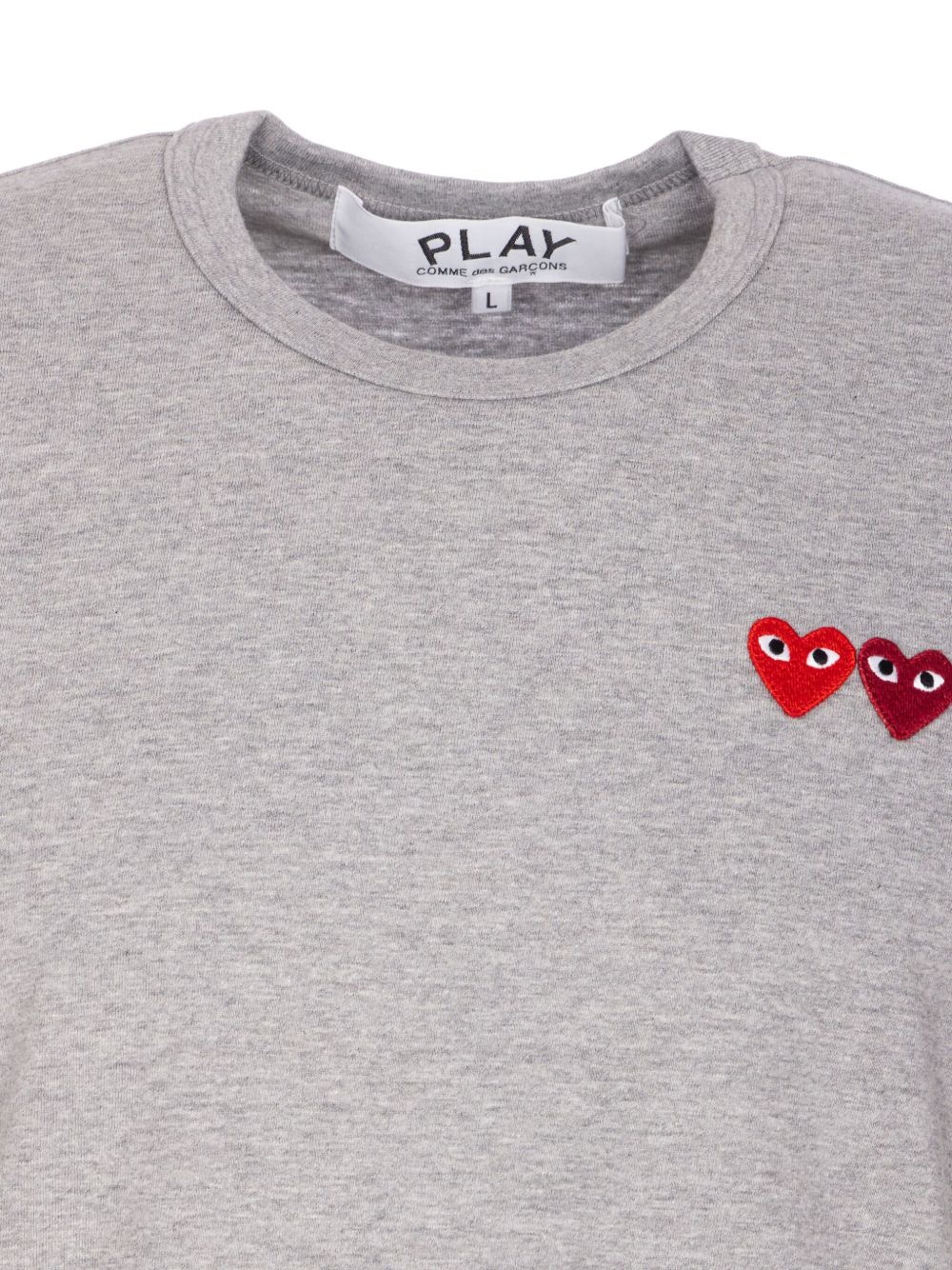 heart-patch T-shirt - 4