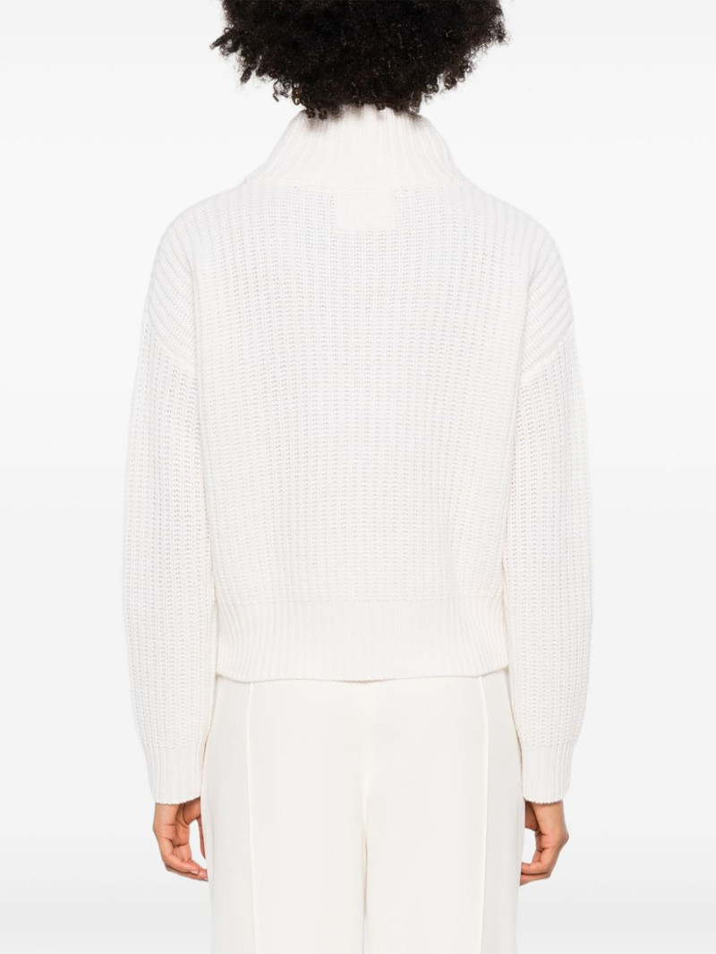 turtleneck ribbed sweater 4