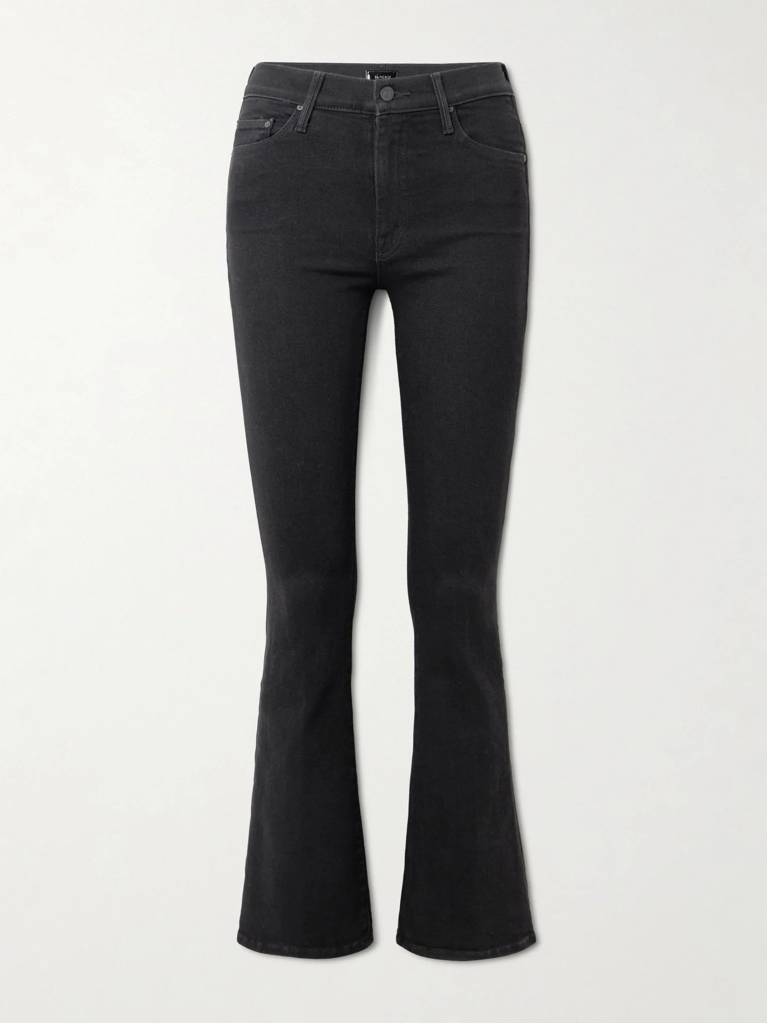 The Weekender mid-rise flared jeans Black - 1