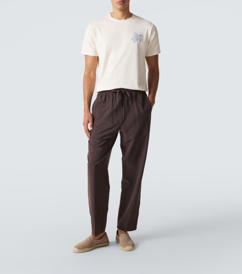 Vilebrequin Embroidered cotton jersey T-shirt outlook