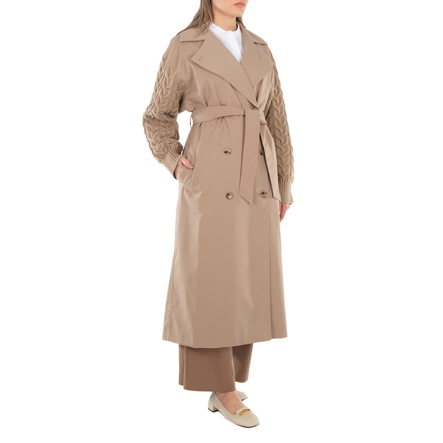 Max Mara Cicladi Water-Repellent Gabardine Trench Coat - 2