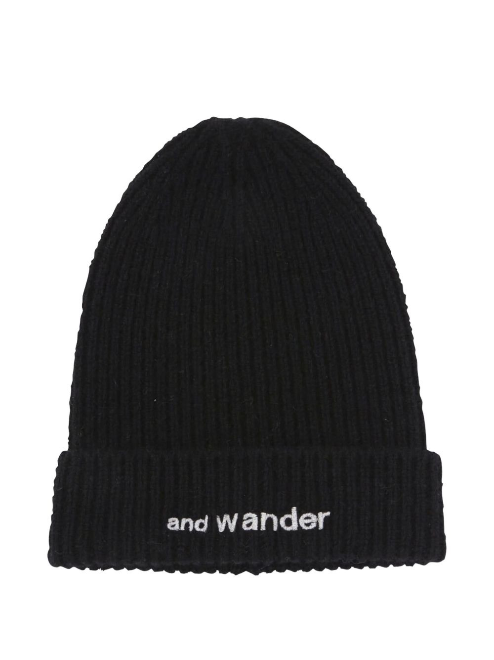 logo-embroidered beanie - 1