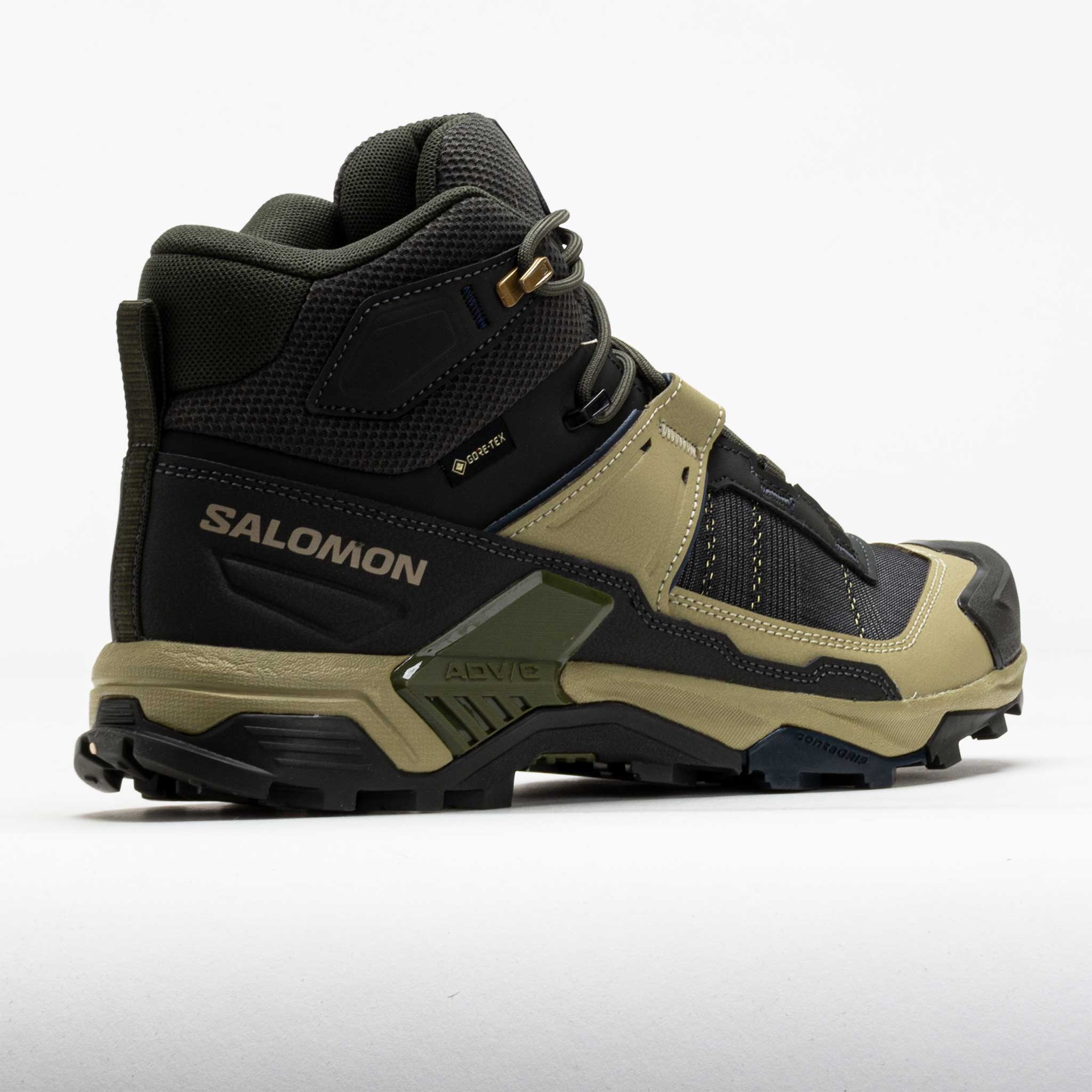 Salomon X Ultra 5 Mid GTX Men's Peat/Gray Green/Blue Nights - 6
