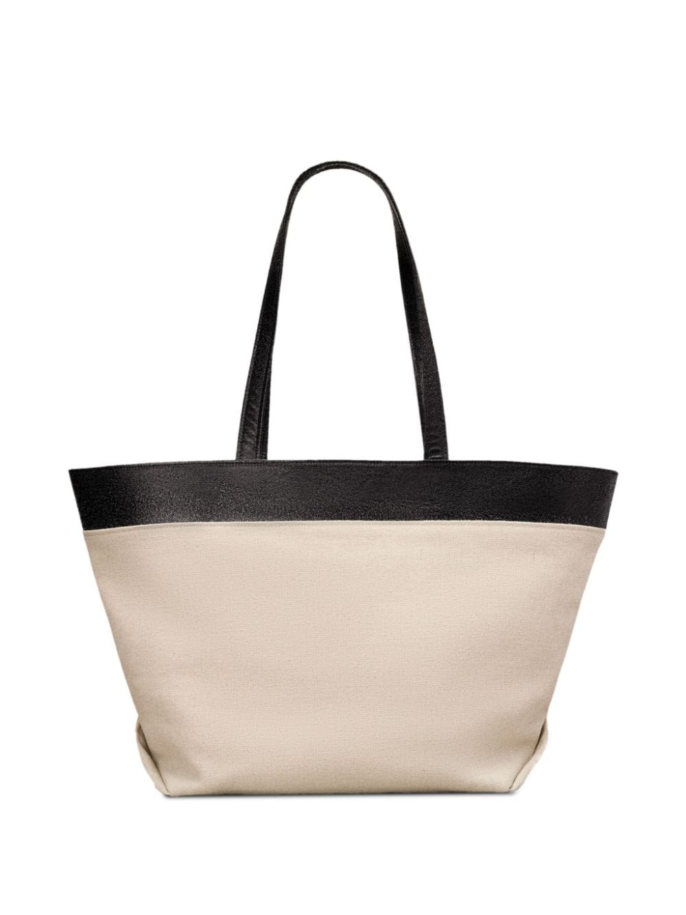 logo-plaque panelled tote bag - 3
