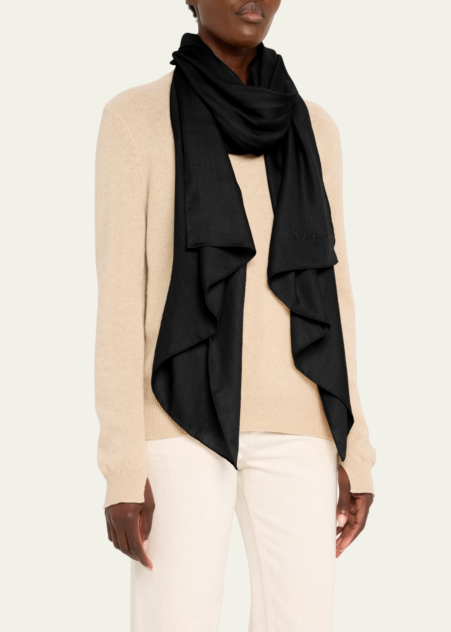 Signature Cashmere-Blend Stole - 3