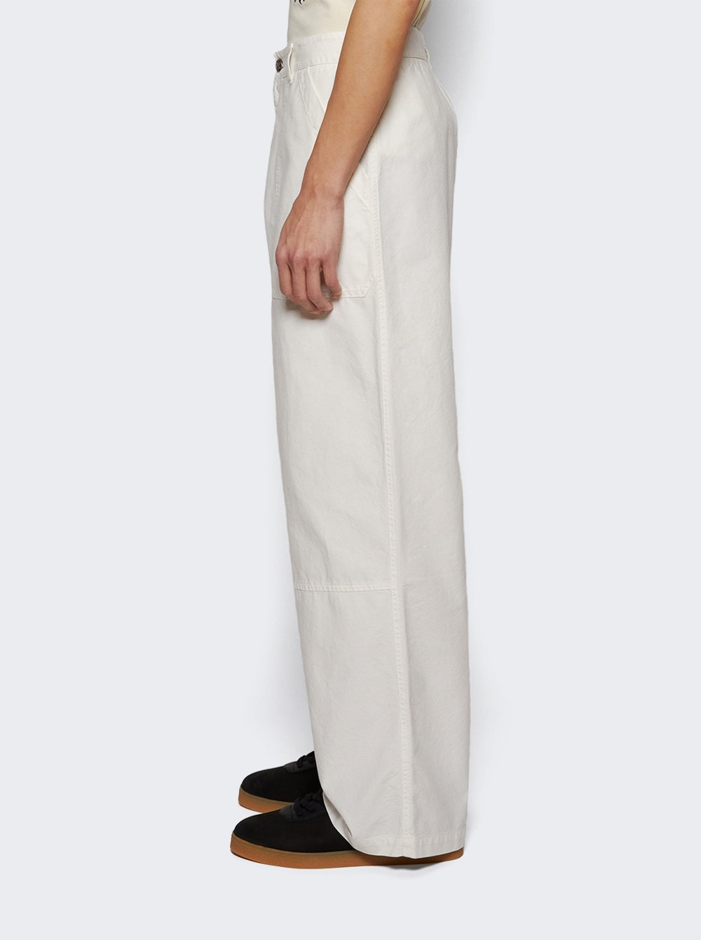 Monogram Workwear Pants Off White - 4