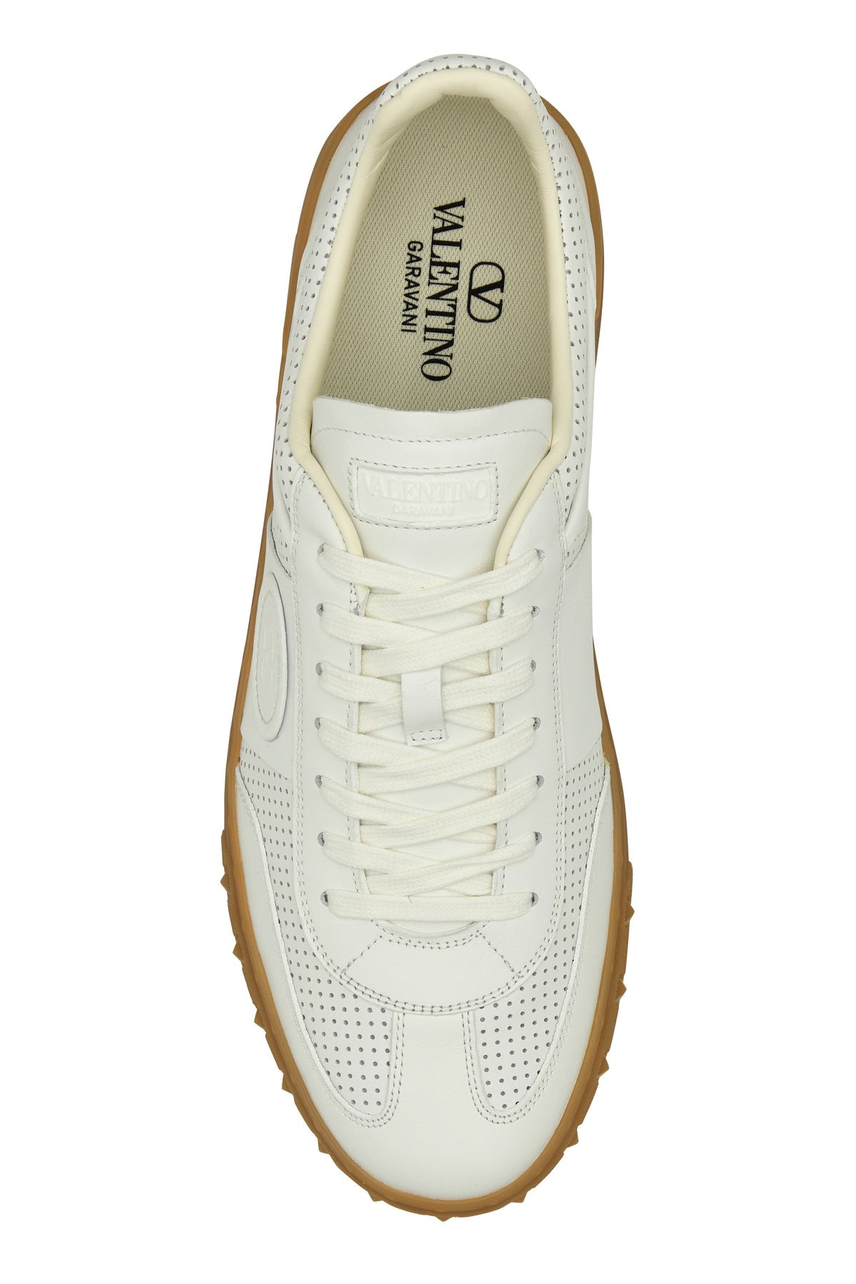 White nappa leather Upvillage sneakers - 4