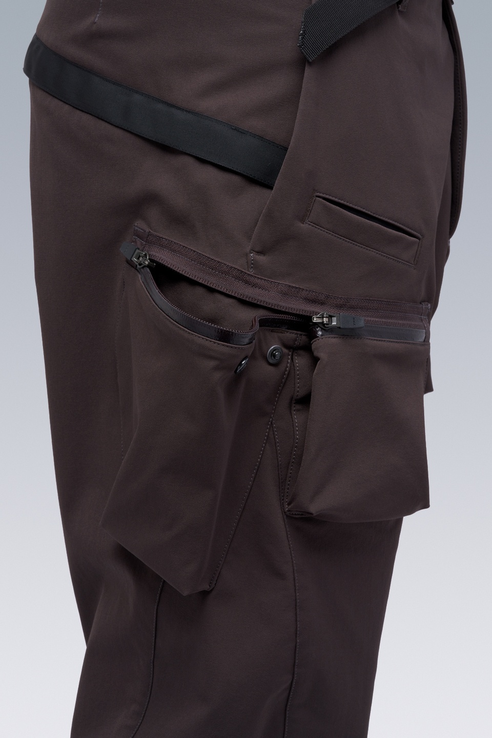 P41-DS schoeller® Dryskin™ Articulated Cargo Trouser Schwarzrot - 10