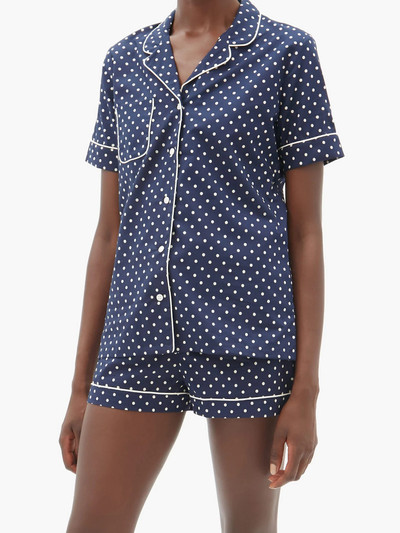 Derek Rose Plaza polka-dot cotton pyjamas outlook