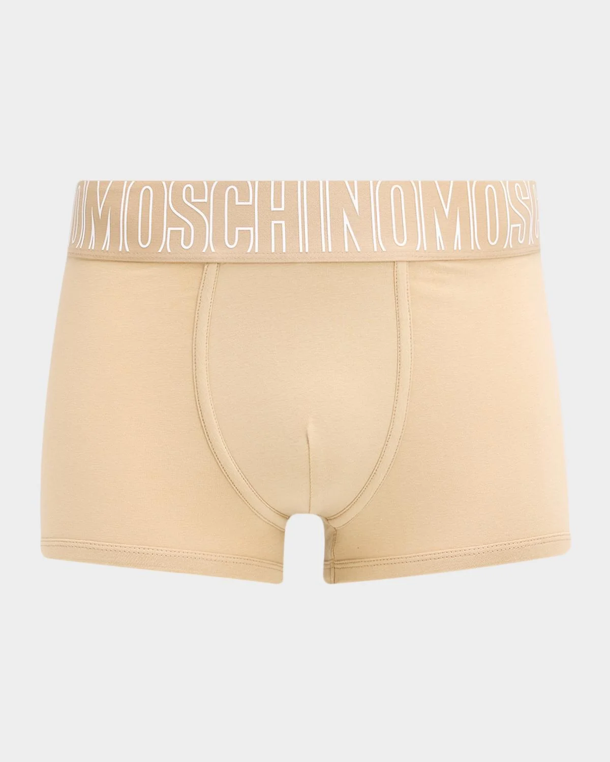 Rubber Logo Stretch-Cotton Boxer Briefs - 1